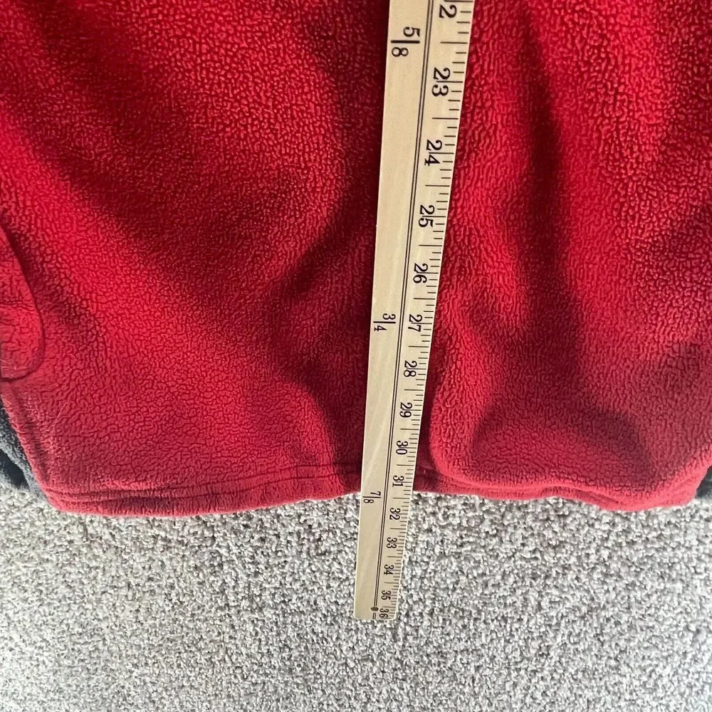 The North Face Jacket Adult Large Red Gray Full Zip Fleece Flashdry Outdoors Men
